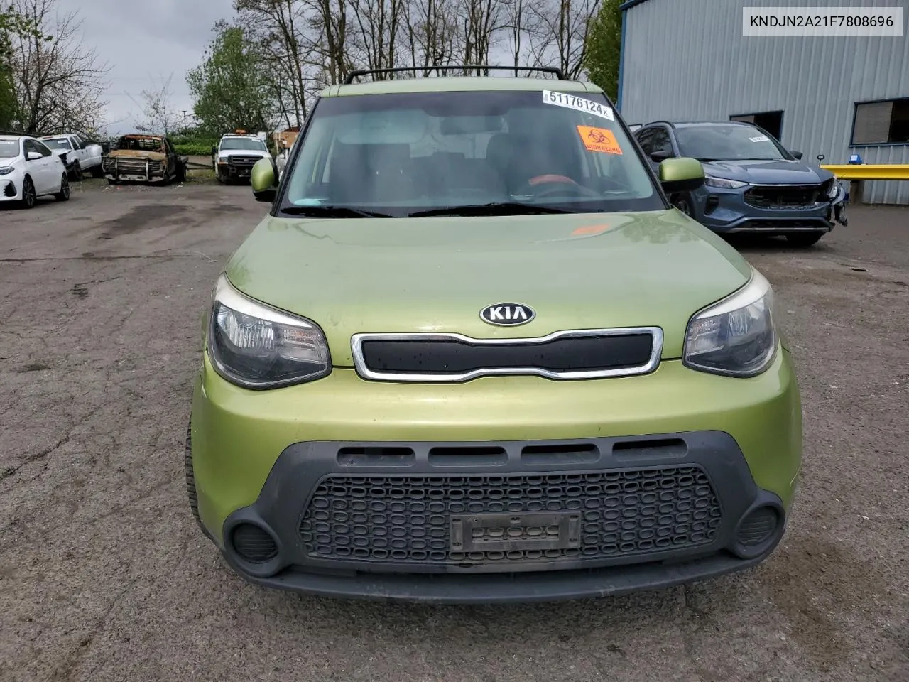 2015 Kia Soul VIN: KNDJN2A21F7808696 Lot: 51176124