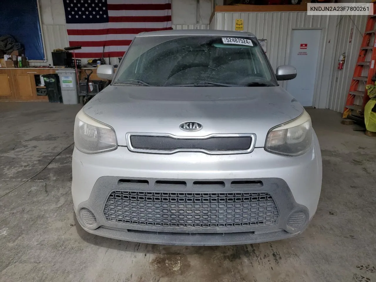 2015 Kia Soul VIN: KNDJN2A23F7800261 Lot: 52487524