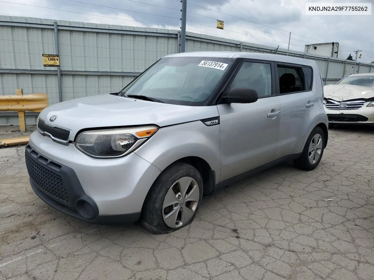 2015 Kia Soul VIN: KNDJN2A29F7755262 Lot: 56137914