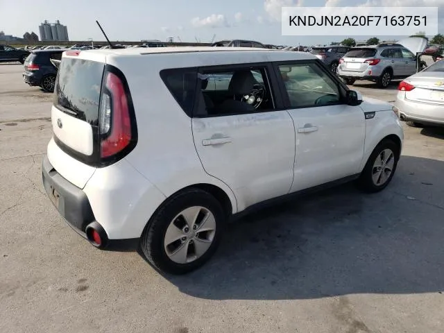 2015 Kia Soul VIN: KNDJN2A20F7163751 Lot: 58154824