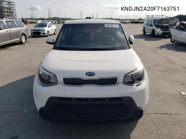 2015 Kia Soul VIN: KNDJN2A20F7163751 Lot: 58154824