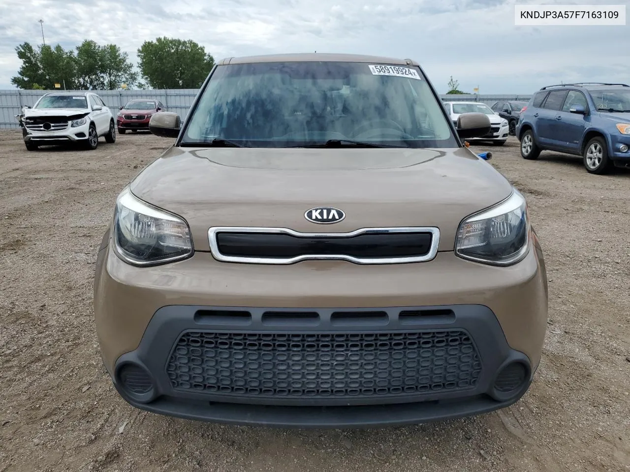 2015 Kia Soul + VIN: KNDJP3A57F7163109 Lot: 58919924