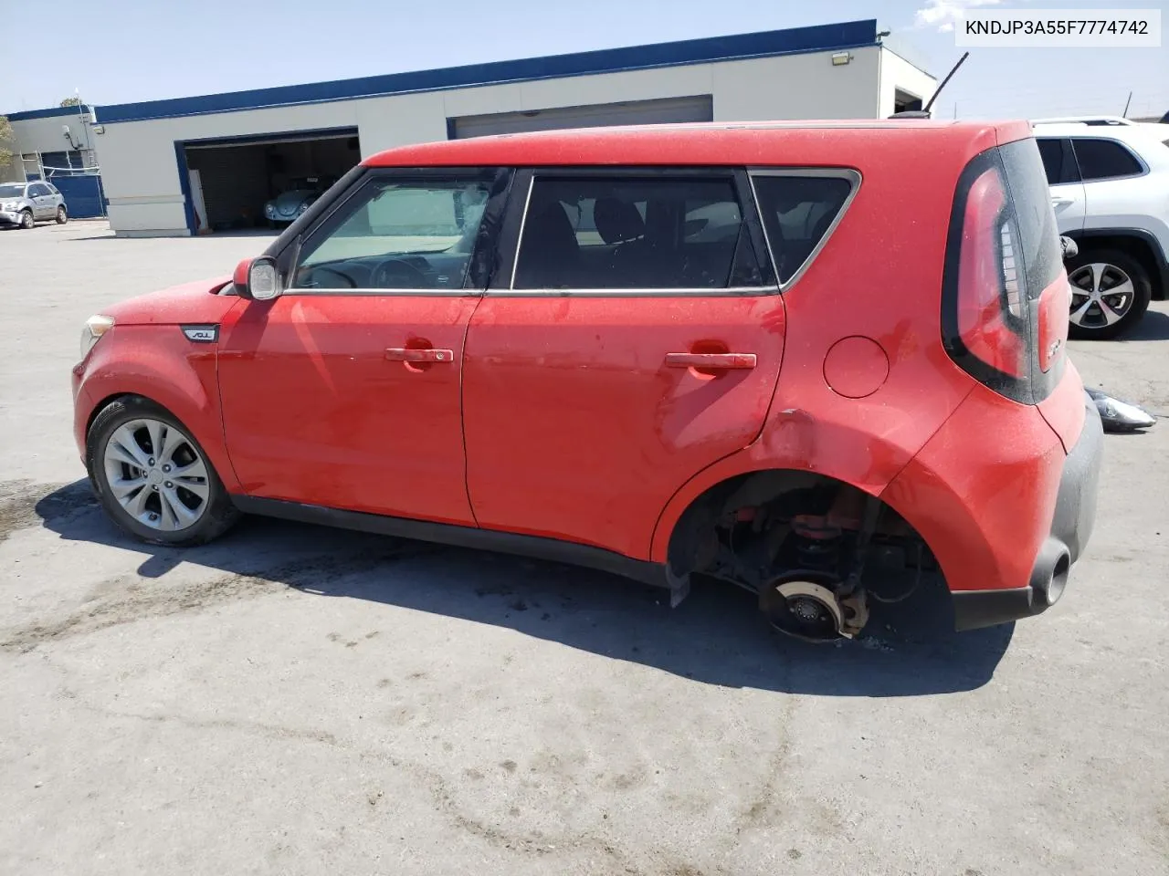 2015 Kia Soul + VIN: KNDJP3A55F7774742 Lot: 58924924