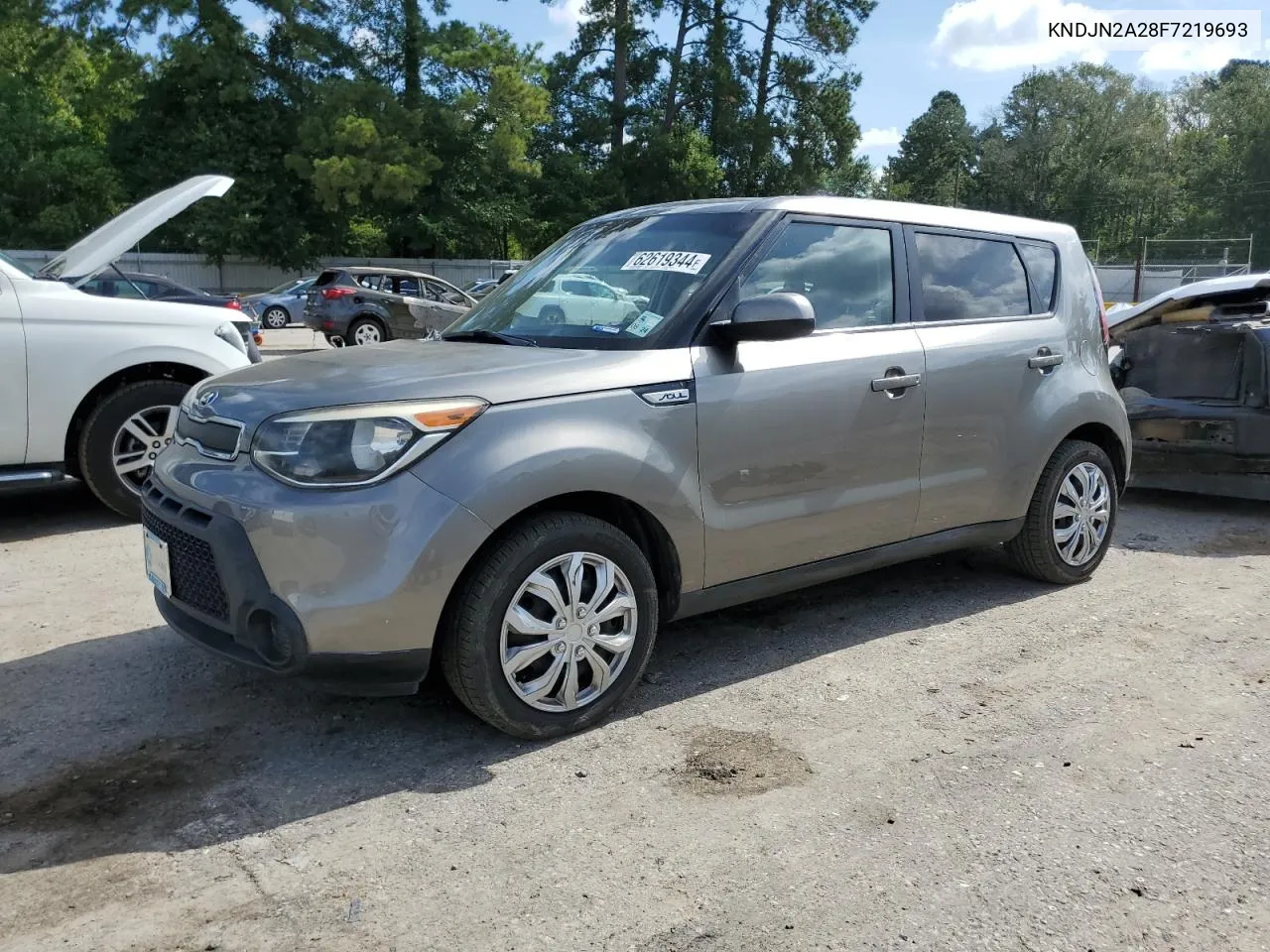 2015 Kia Soul VIN: KNDJN2A28F7219693 Lot: 62619344