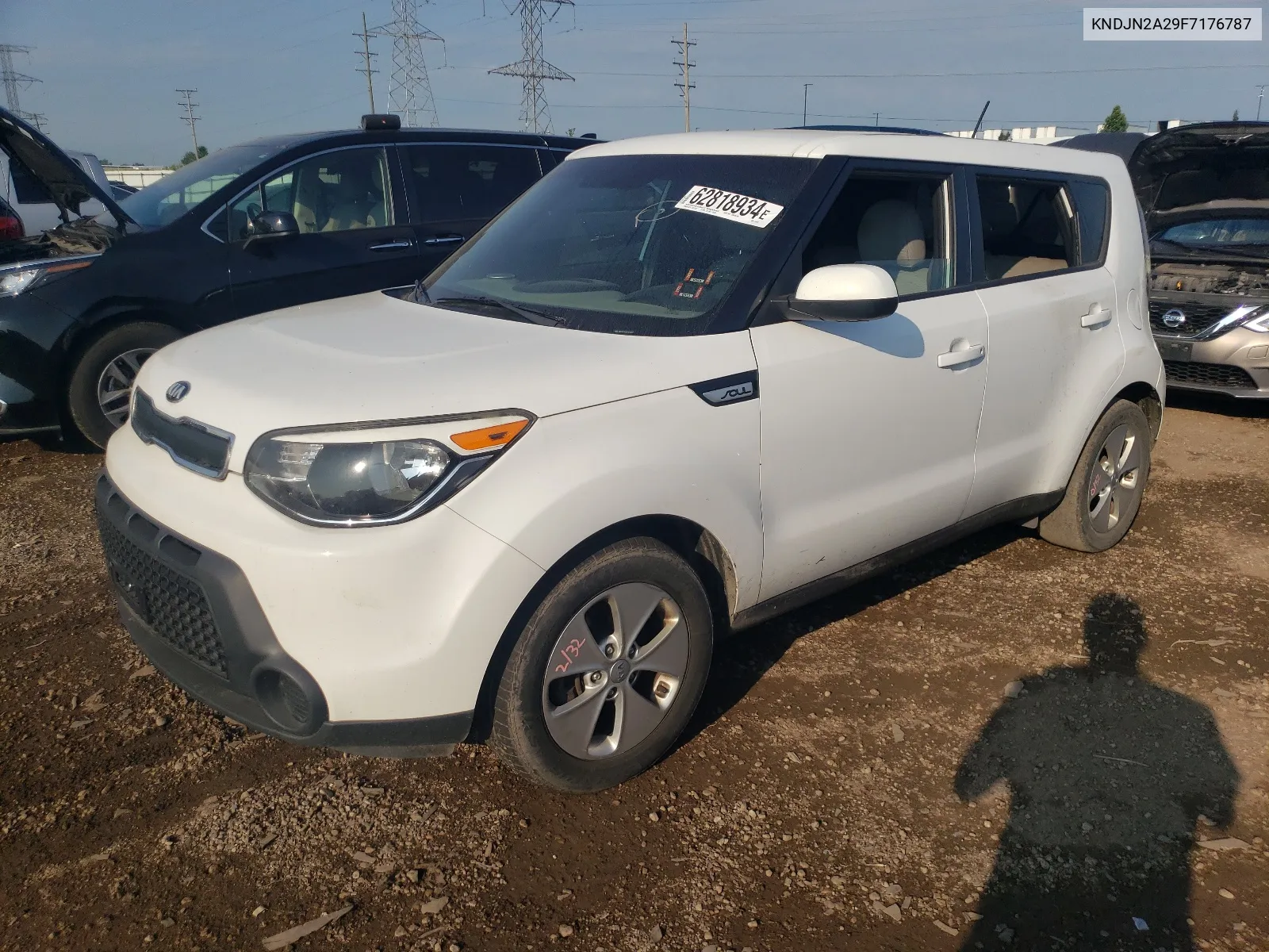 2015 Kia Soul VIN: KNDJN2A29F7176787 Lot: 62818934