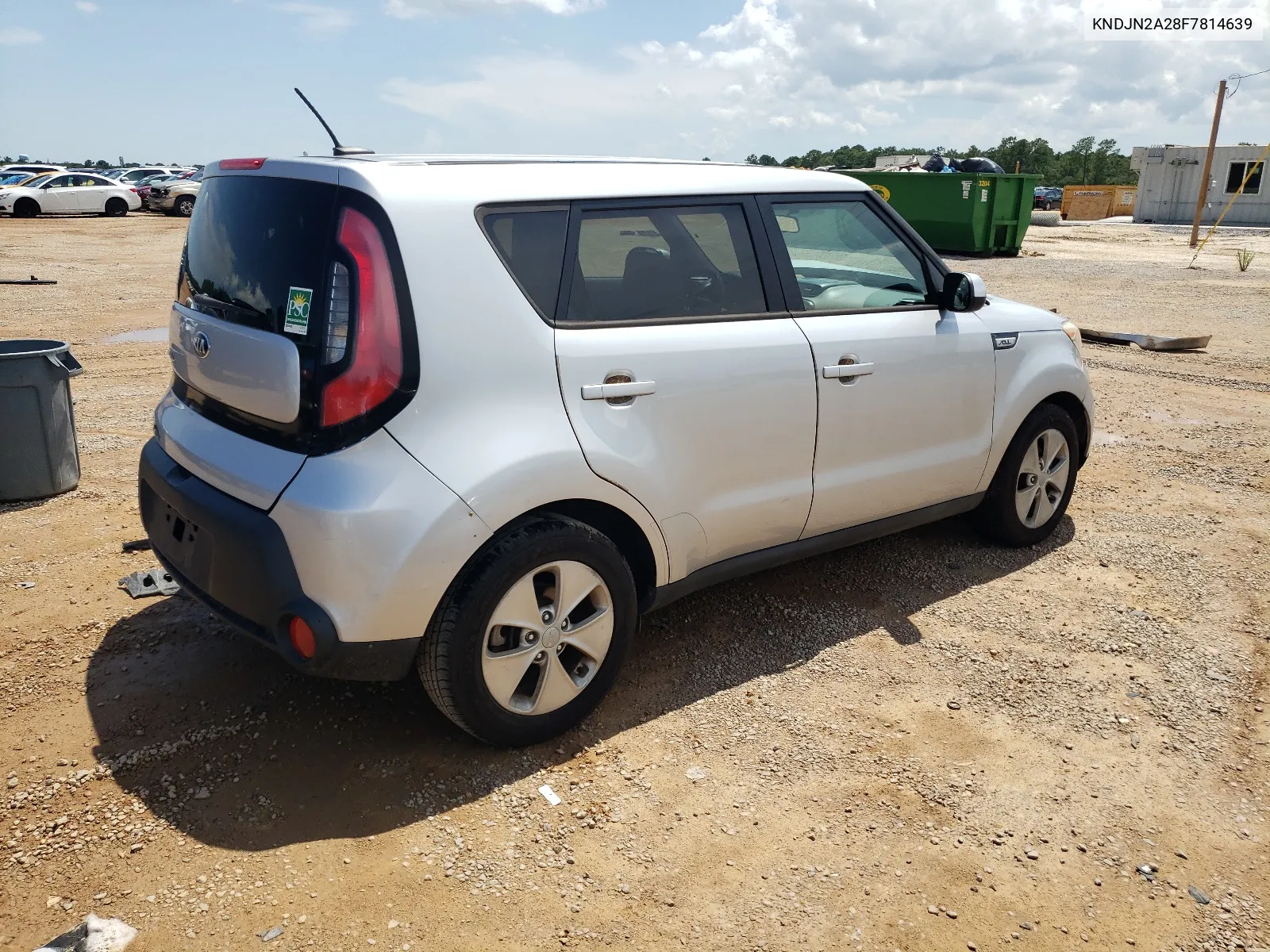 2015 Kia Soul VIN: KNDJN2A28F7814639 Lot: 63297994