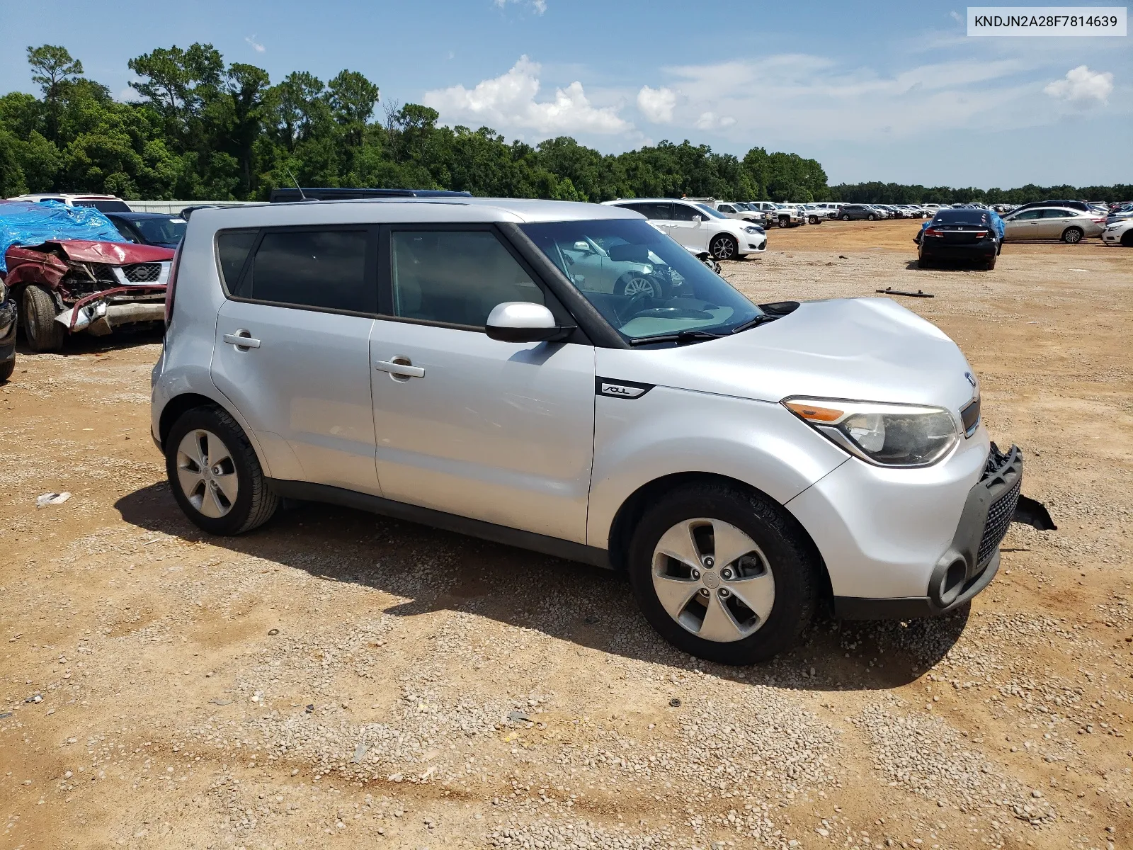 2015 Kia Soul VIN: KNDJN2A28F7814639 Lot: 63297994