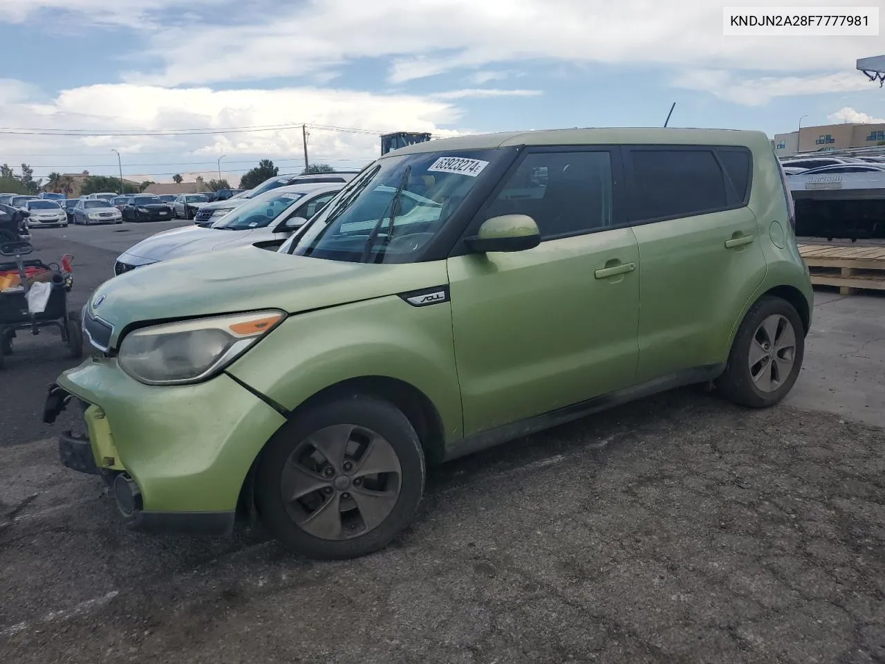 2015 Kia Soul VIN: KNDJN2A28F7777981 Lot: 63923274