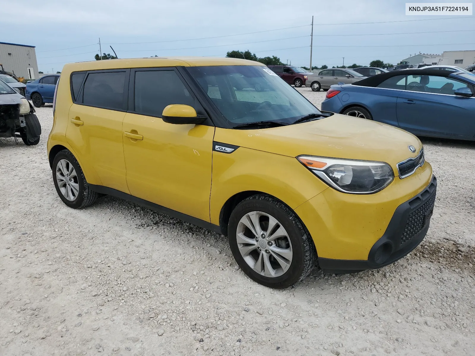 2015 Kia Soul + VIN: KNDJP3A51F7224194 Lot: 64200734