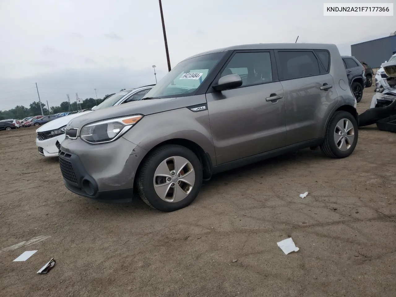 2015 Kia Soul VIN: KNDJN2A21F7177366 Lot: 64213484