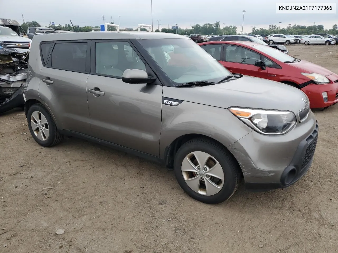 2015 Kia Soul VIN: KNDJN2A21F7177366 Lot: 64213484