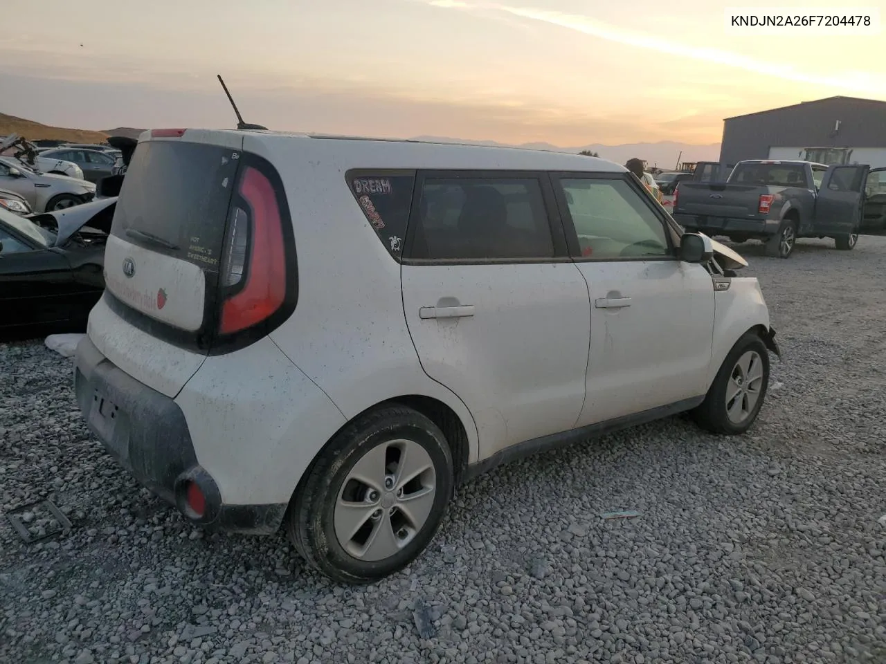 2015 Kia Soul VIN: KNDJN2A26F7204478 Lot: 64513084