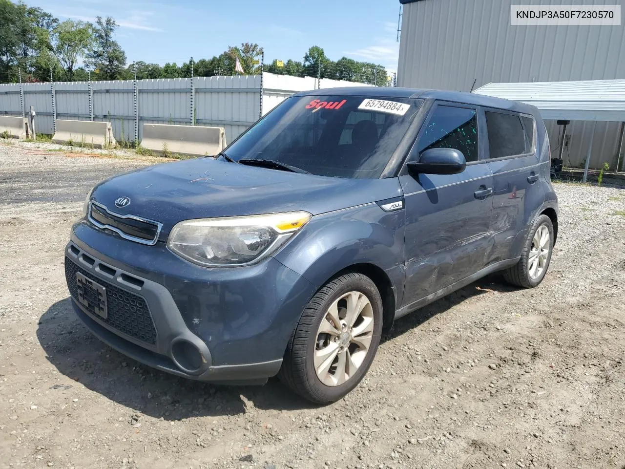 2015 Kia Soul + VIN: KNDJP3A50F7230570 Lot: 65794884