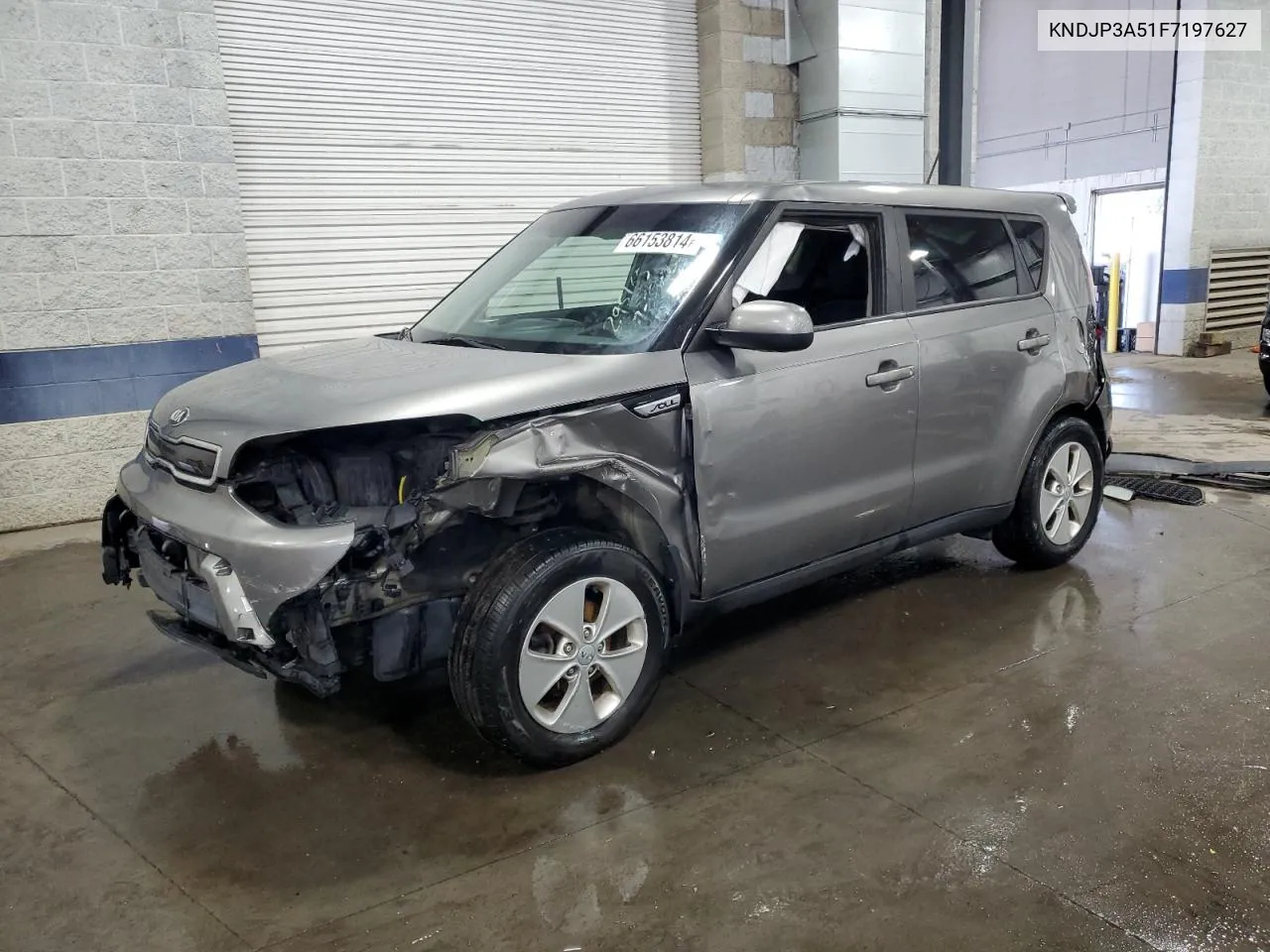 2015 Kia Soul + VIN: KNDJP3A51F7197627 Lot: 66153814