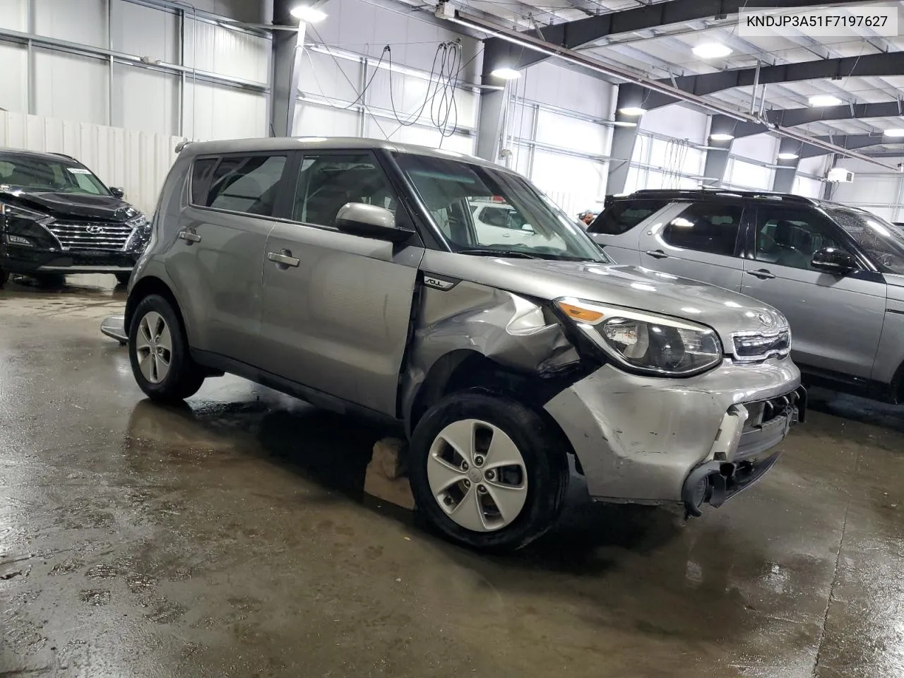 2015 Kia Soul + VIN: KNDJP3A51F7197627 Lot: 66153814