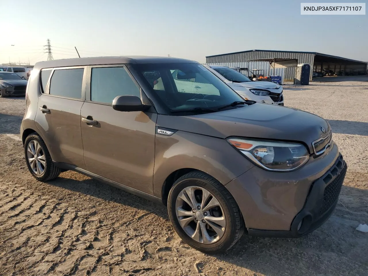 2015 Kia Soul + VIN: KNDJP3A5XF7171107 Lot: 66733844