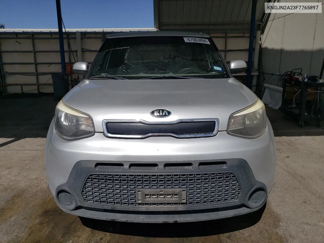 2015 Kia Soul VIN: KNDJN2A23F7765897 Lot: 67063894