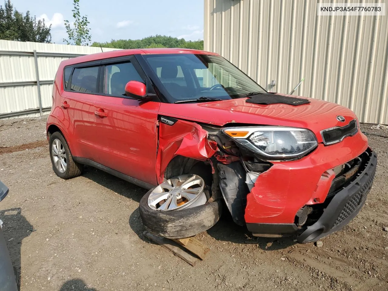 2015 Kia Soul + VIN: KNDJP3A54F7760783 Lot: 67154144