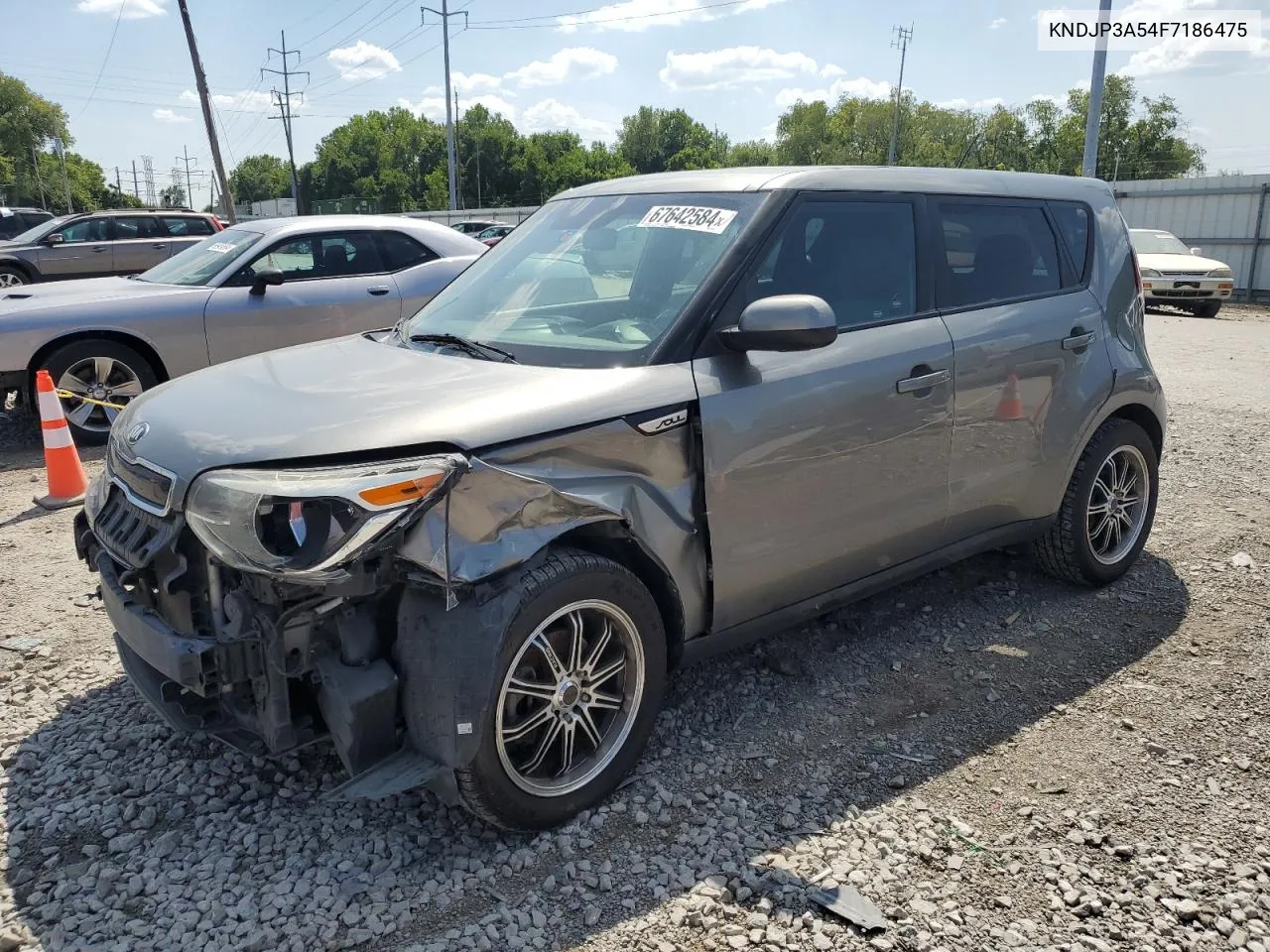 2015 Kia Soul + VIN: KNDJP3A54F7186475 Lot: 67642584