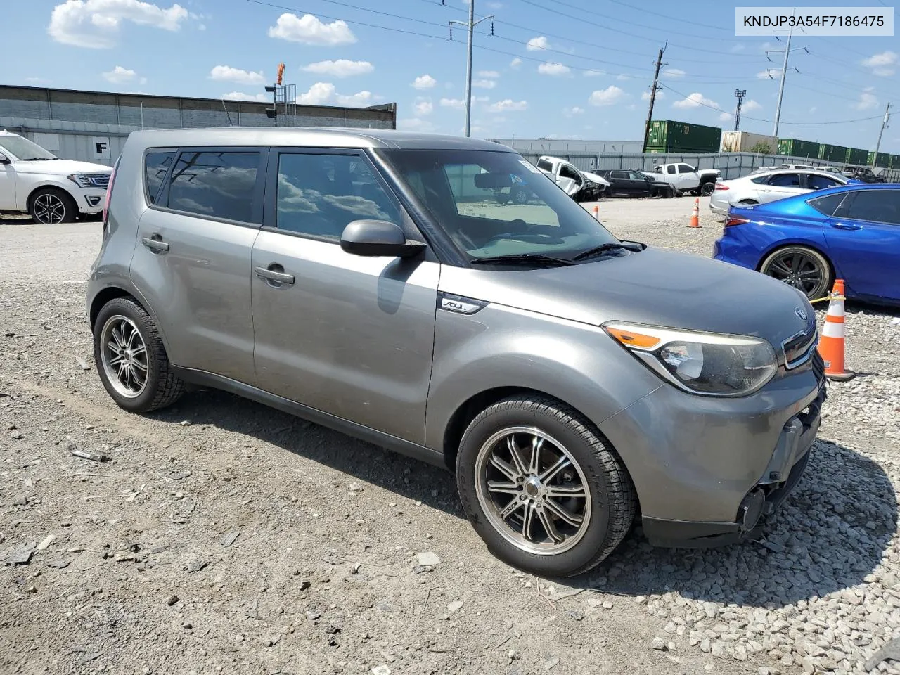 2015 Kia Soul + VIN: KNDJP3A54F7186475 Lot: 67642584