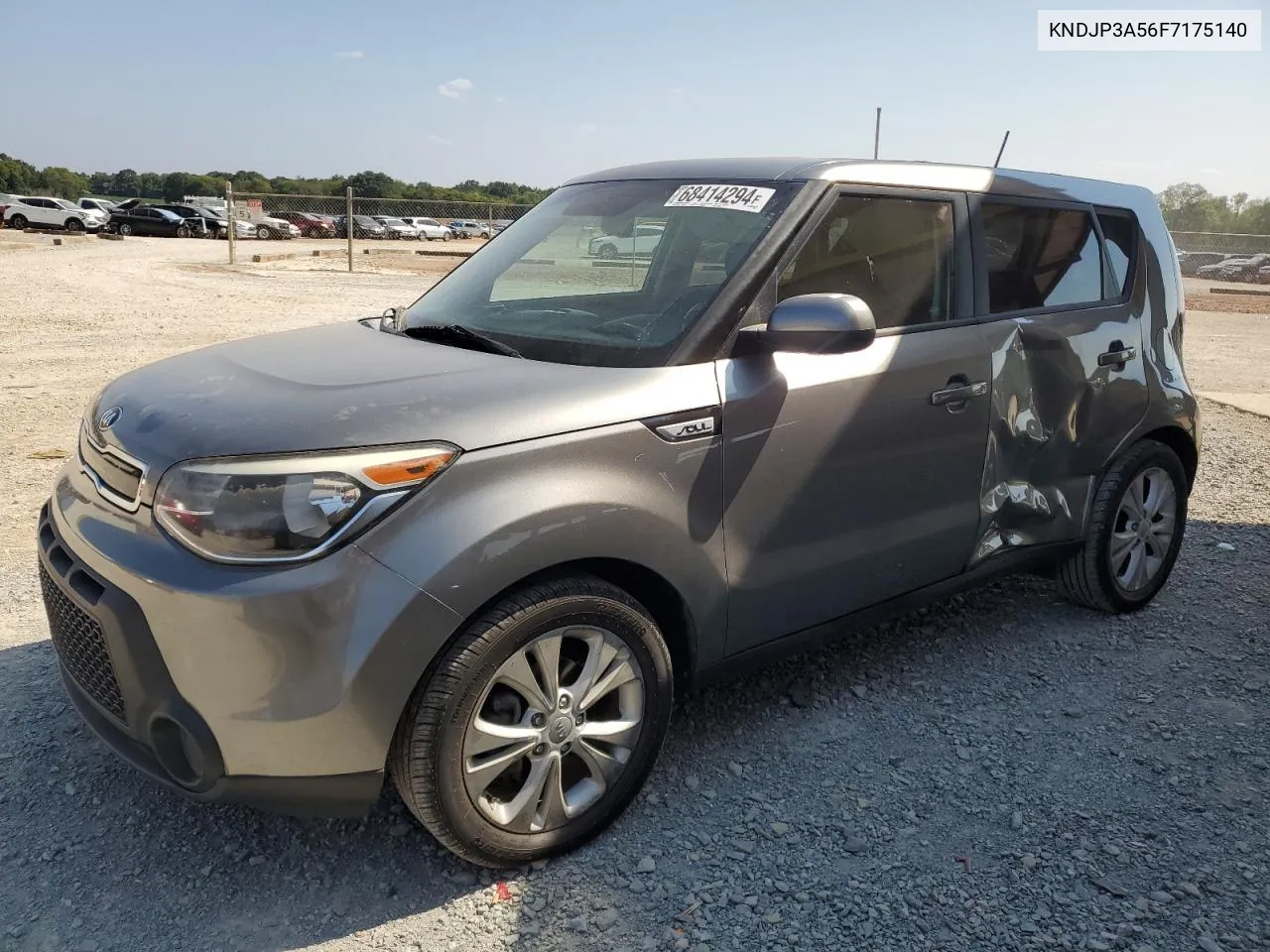 2015 Kia Soul + VIN: KNDJP3A56F7175140 Lot: 68414294