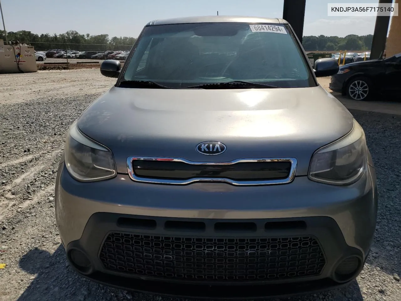 2015 Kia Soul + VIN: KNDJP3A56F7175140 Lot: 68414294