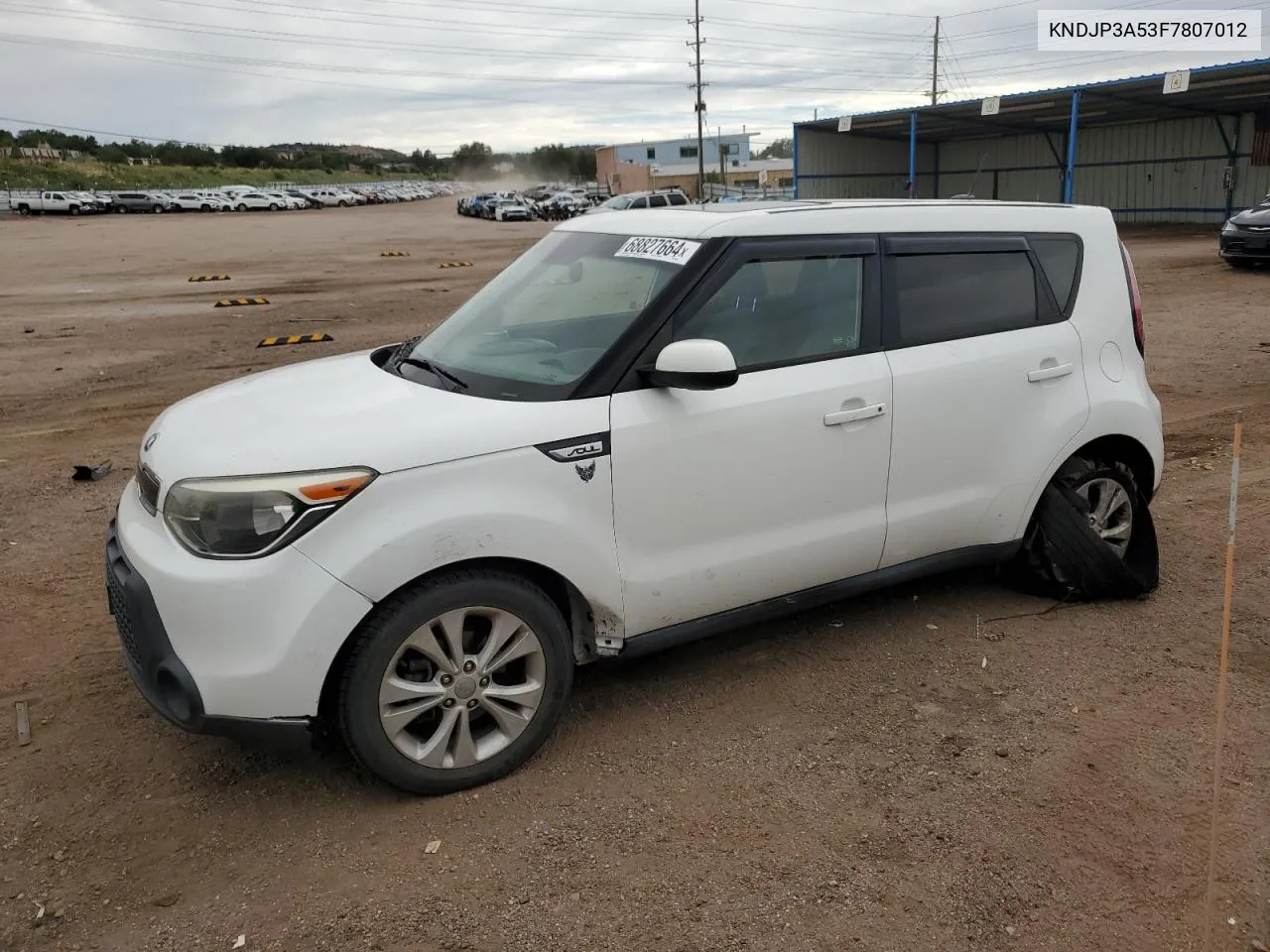 2015 Kia Soul + VIN: KNDJP3A53F7807012 Lot: 68827664