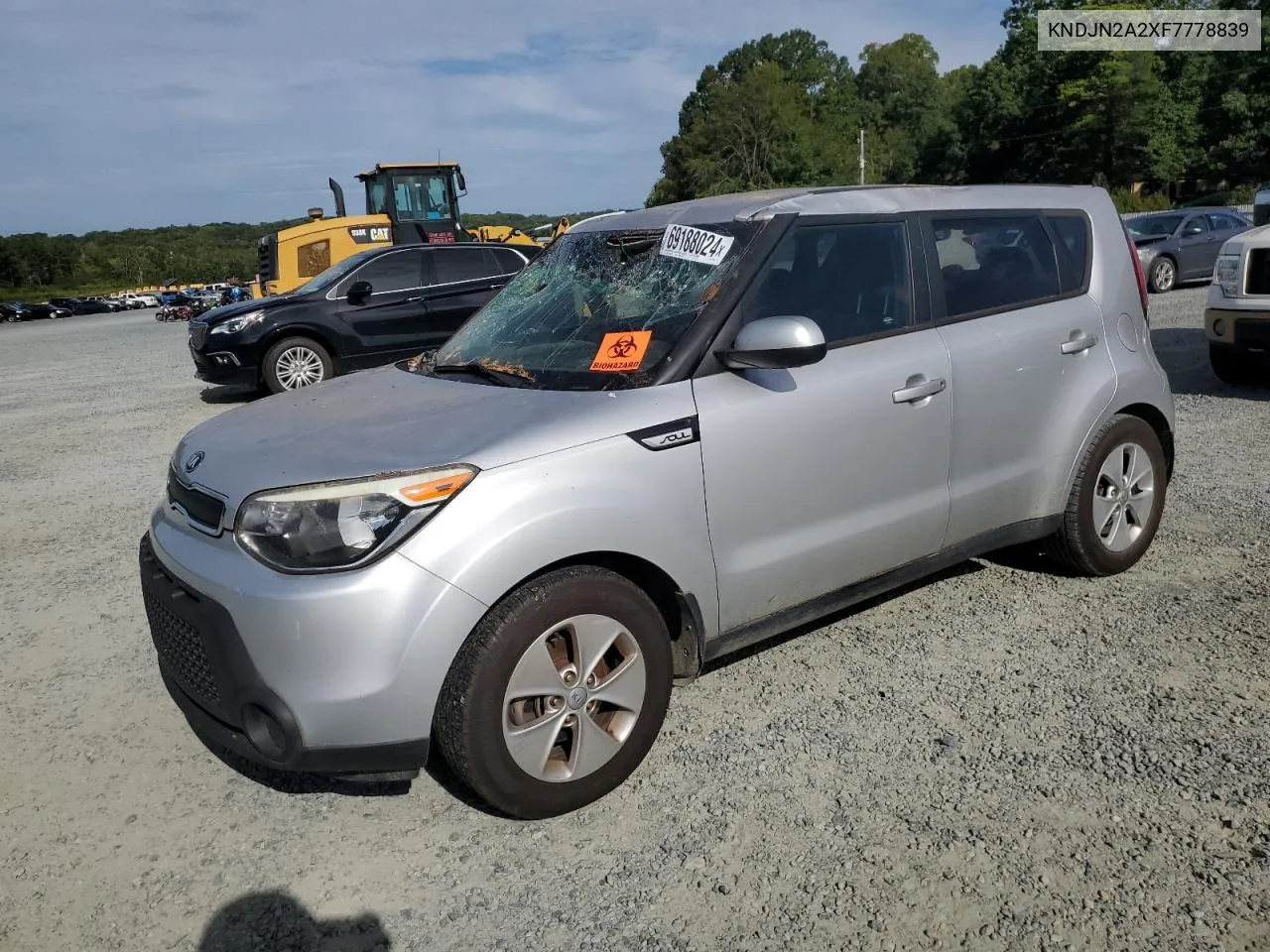 2015 Kia Soul VIN: KNDJN2A2XF7778839 Lot: 69188024