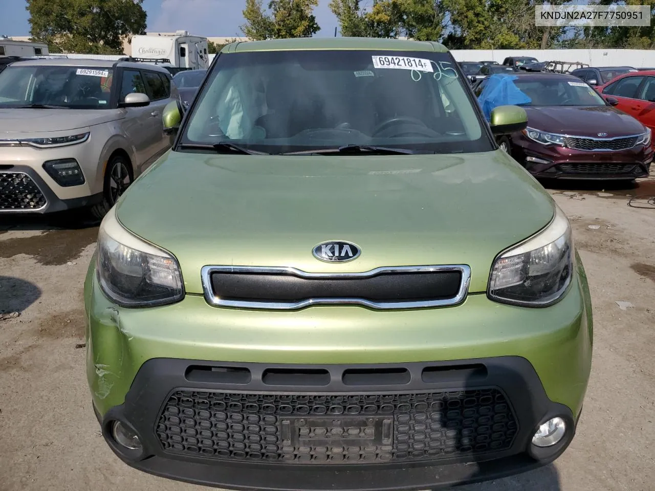 2015 Kia Soul VIN: KNDJN2A27F7750951 Lot: 69421814