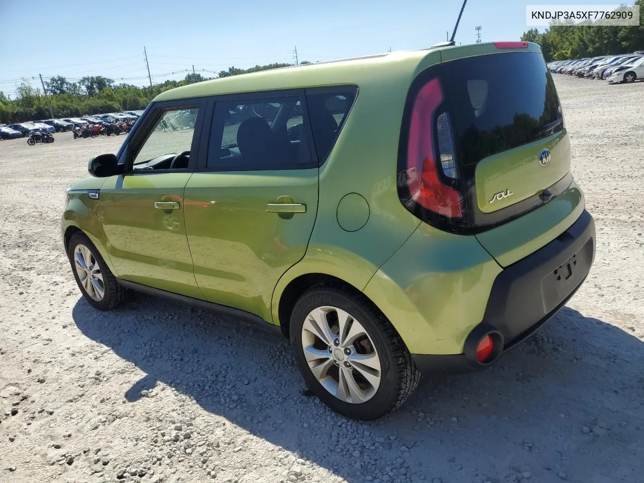 2015 Kia Soul + VIN: KNDJP3A5XF7762909 Lot: 69580064