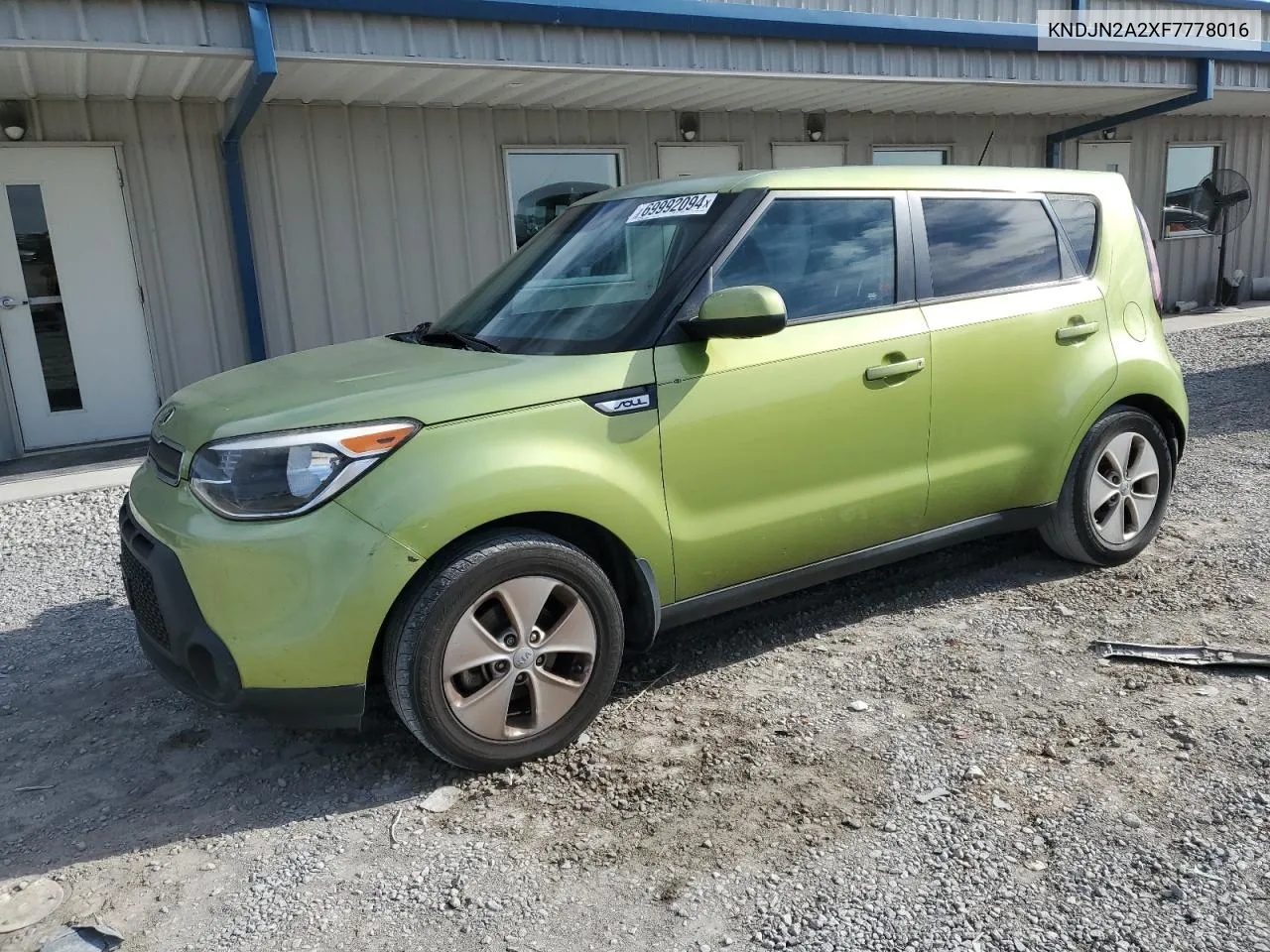 2015 Kia Soul VIN: KNDJN2A2XF7778016 Lot: 69992094