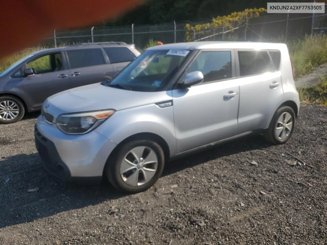 2015 Kia Soul VIN: KNDJN2A2XF7753505 Lot: 70362724