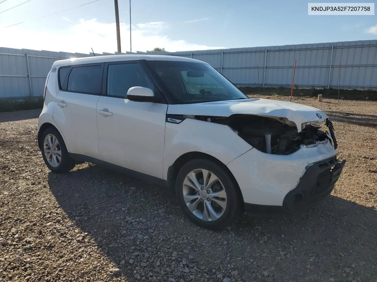 2015 Kia Soul + VIN: KNDJP3A52F7207758 Lot: 70469044