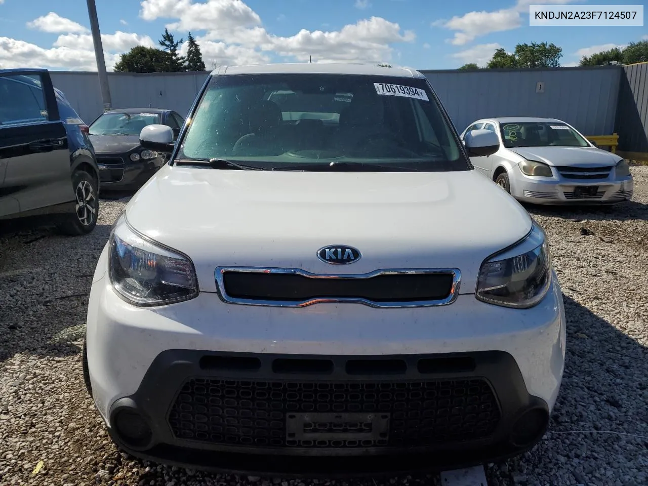 2015 Kia Soul VIN: KNDJN2A23F7124507 Lot: 70619394