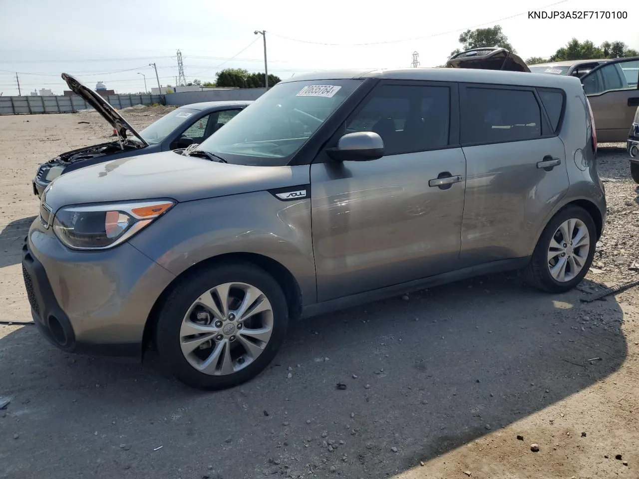 2015 Kia Soul + VIN: KNDJP3A52F7170100 Lot: 70635764