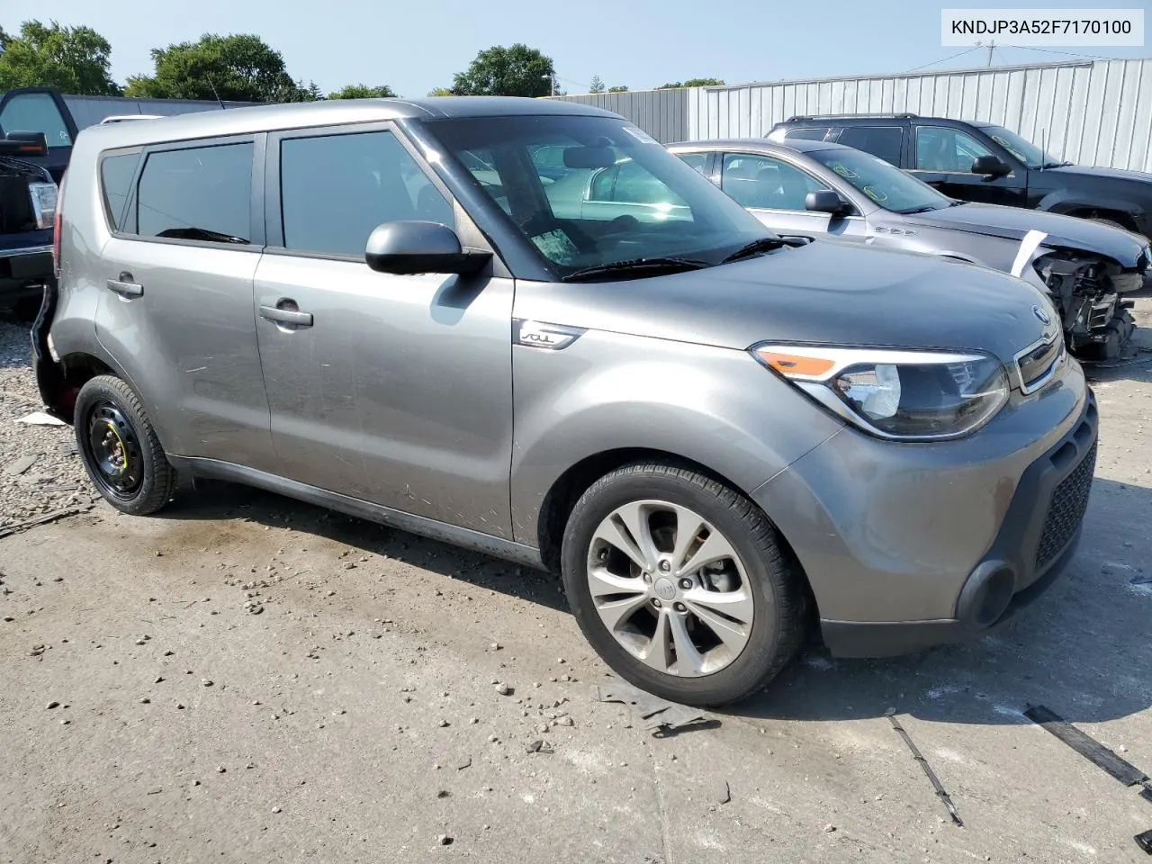 2015 Kia Soul + VIN: KNDJP3A52F7170100 Lot: 70635764