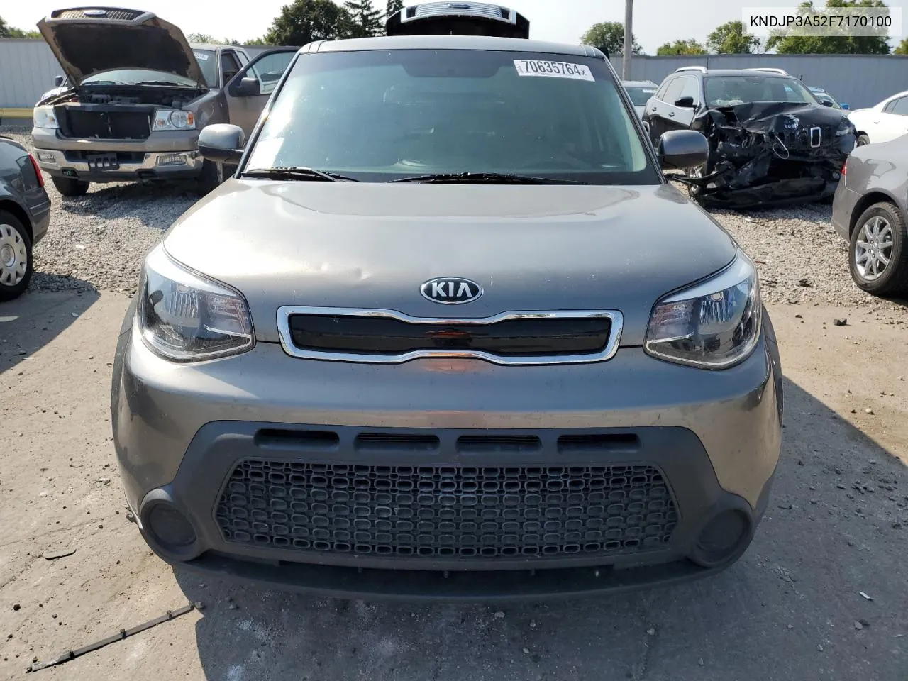 2015 Kia Soul + VIN: KNDJP3A52F7170100 Lot: 70635764