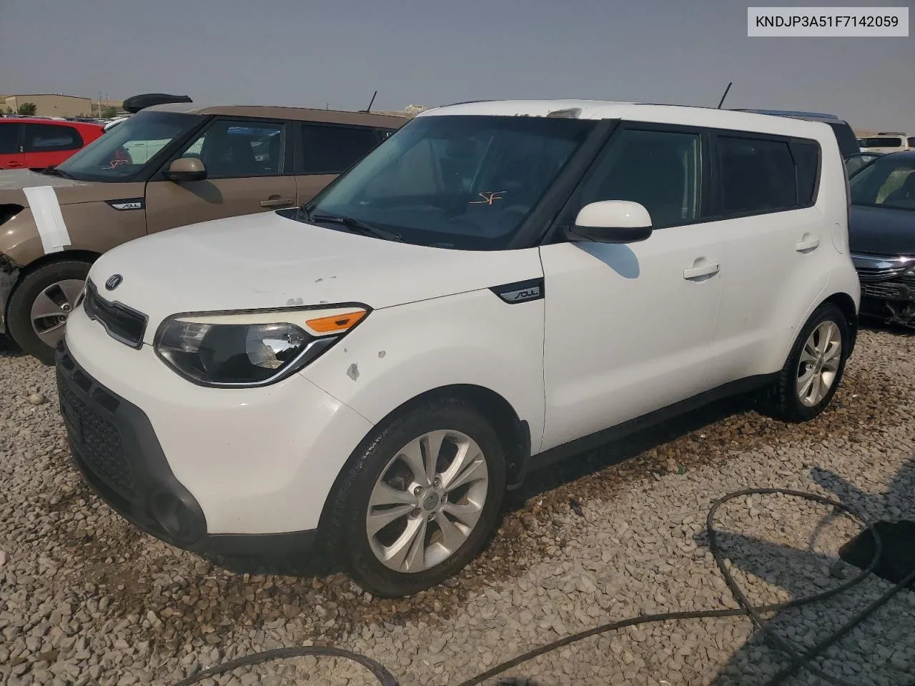 2015 Kia Soul + VIN: KNDJP3A51F7142059 Lot: 70661254