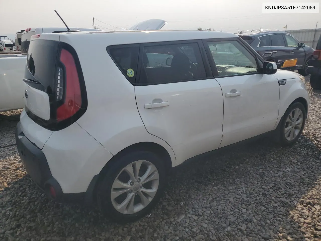 2015 Kia Soul + VIN: KNDJP3A51F7142059 Lot: 70661254