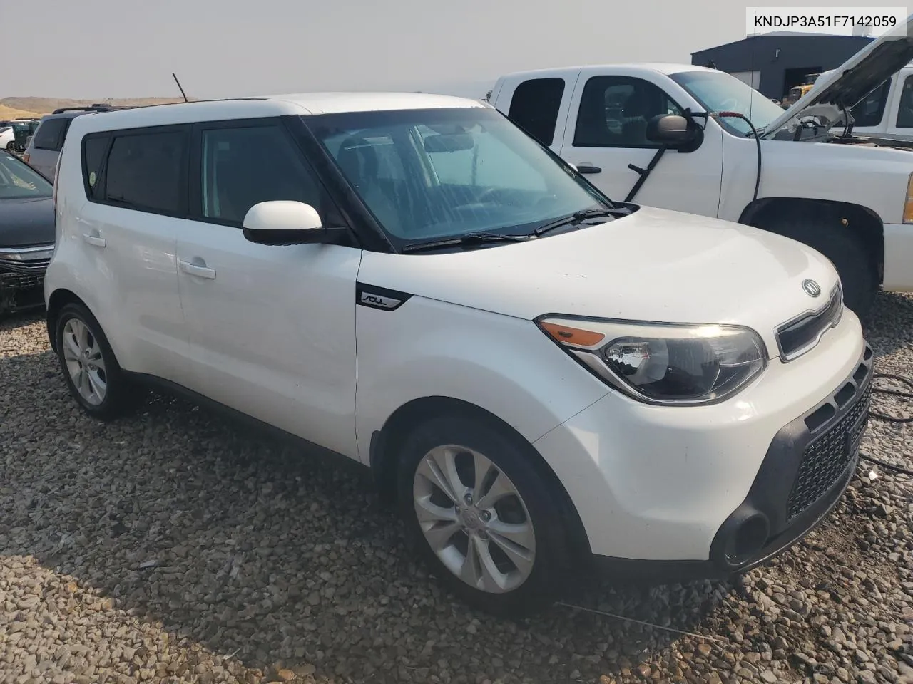 2015 Kia Soul + VIN: KNDJP3A51F7142059 Lot: 70661254