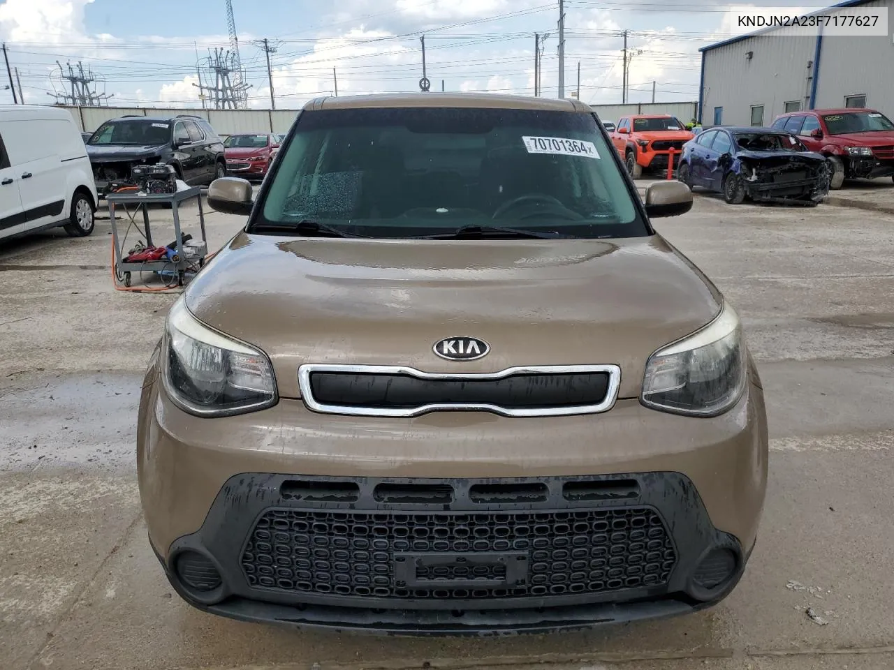 2015 Kia Soul VIN: KNDJN2A23F7177627 Lot: 70701364