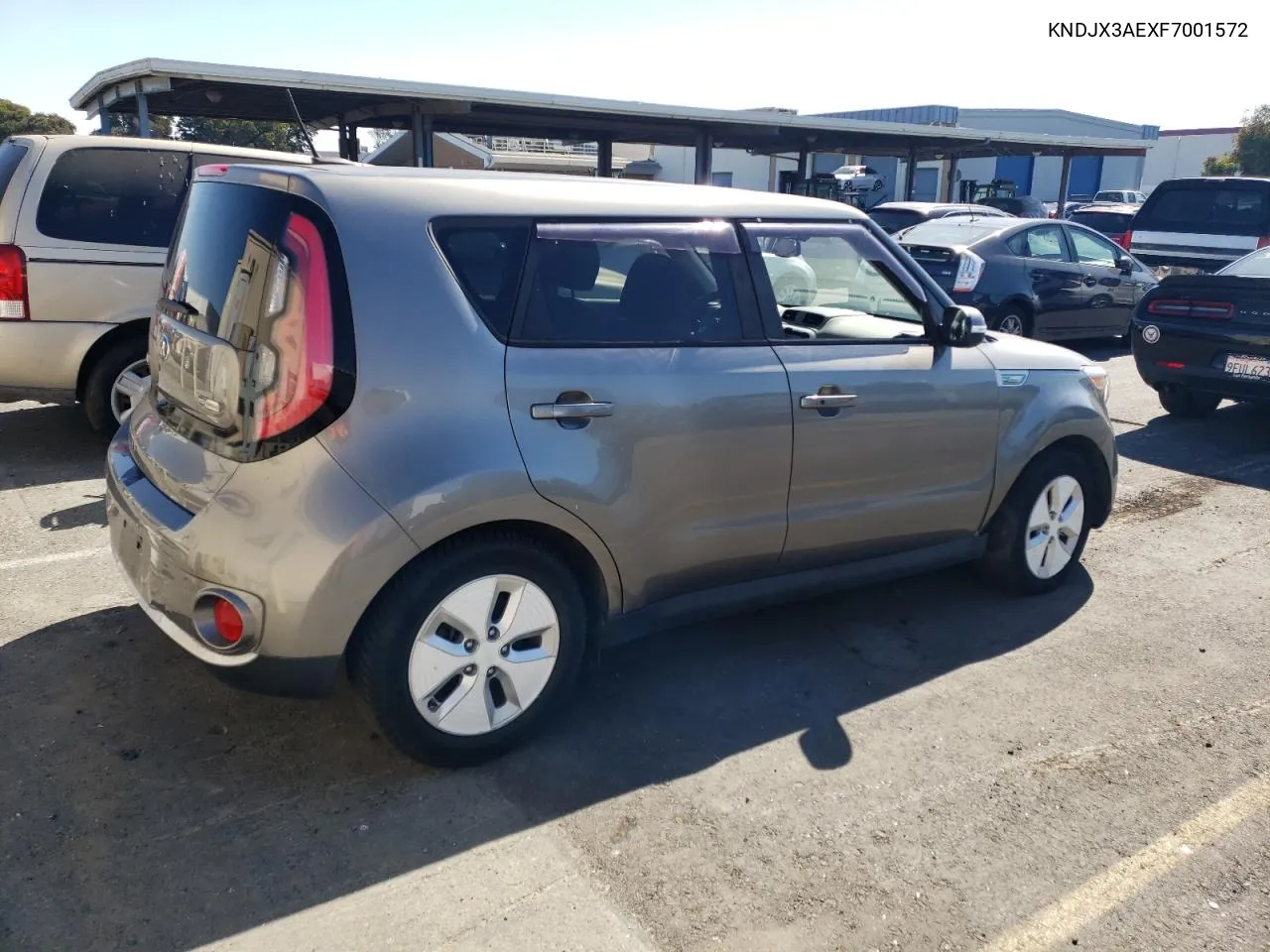 2015 Kia Soul Ev VIN: KNDJX3AEXF7001572 Lot: 70721264