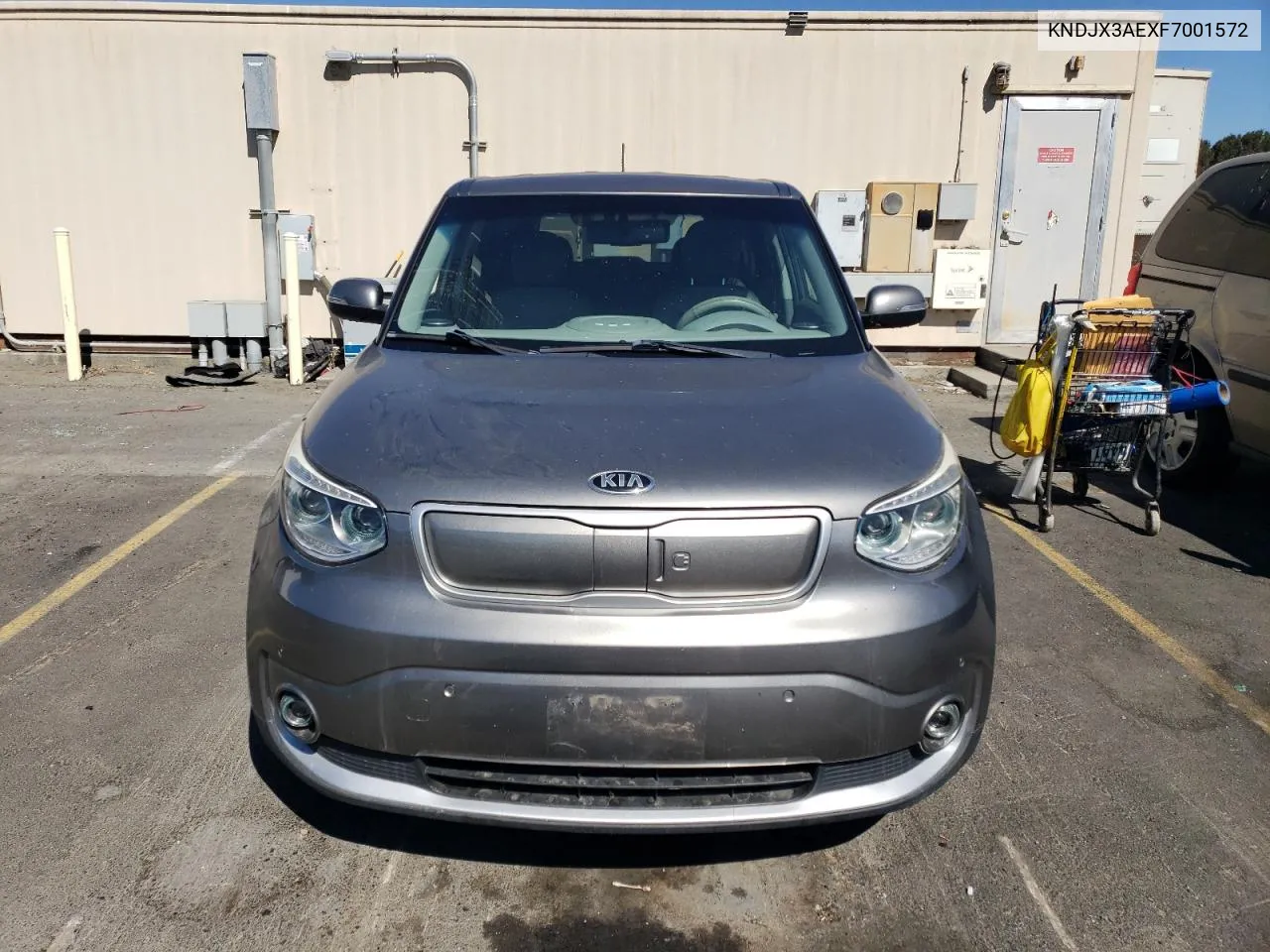 2015 Kia Soul Ev VIN: KNDJX3AEXF7001572 Lot: 70721264