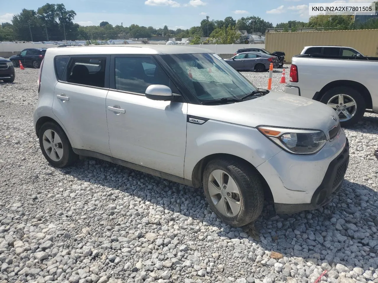 2015 Kia Soul VIN: KNDJN2A2XF7801505 Lot: 70832874