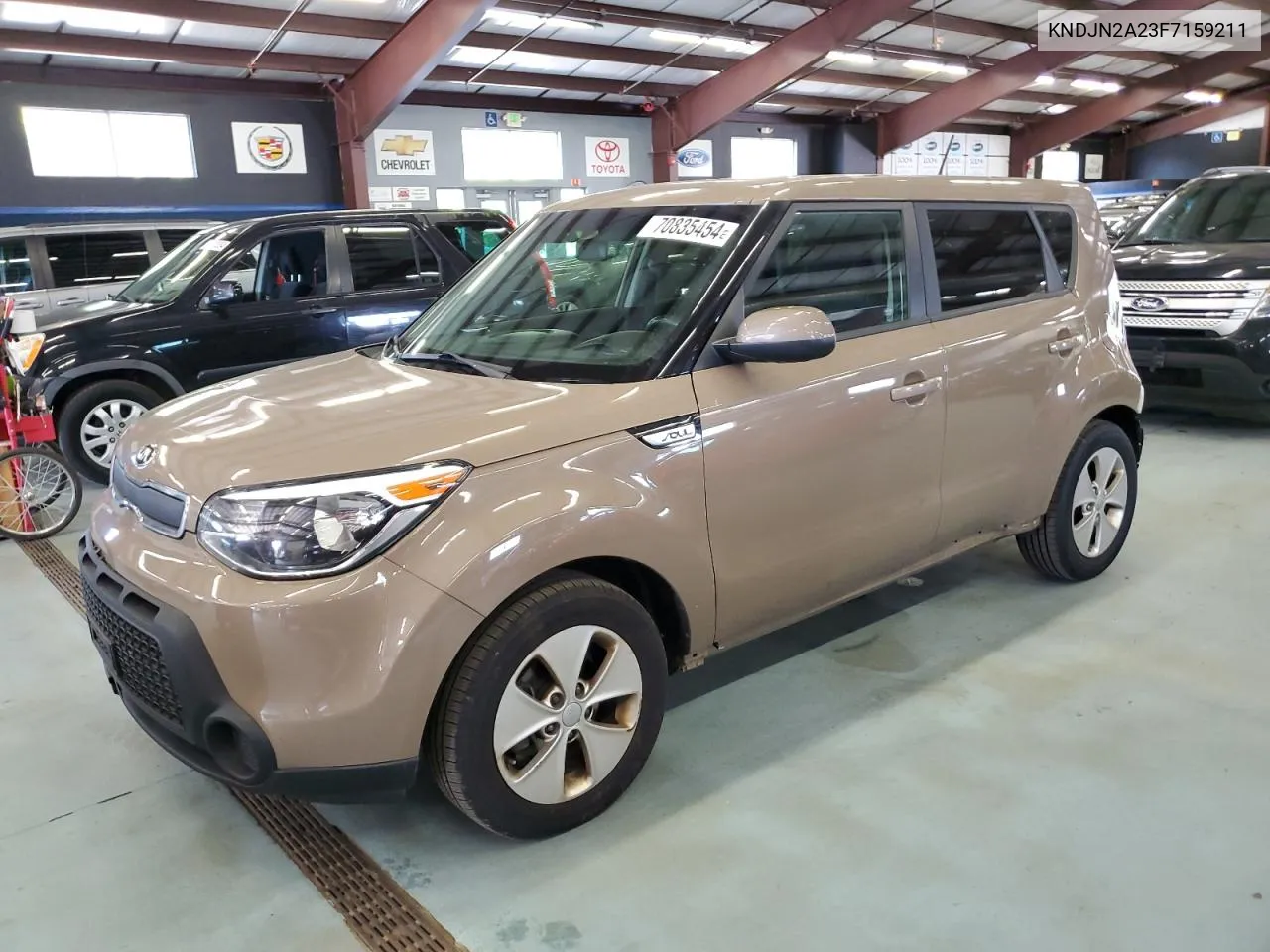 2015 Kia Soul VIN: KNDJN2A23F7159211 Lot: 70835454