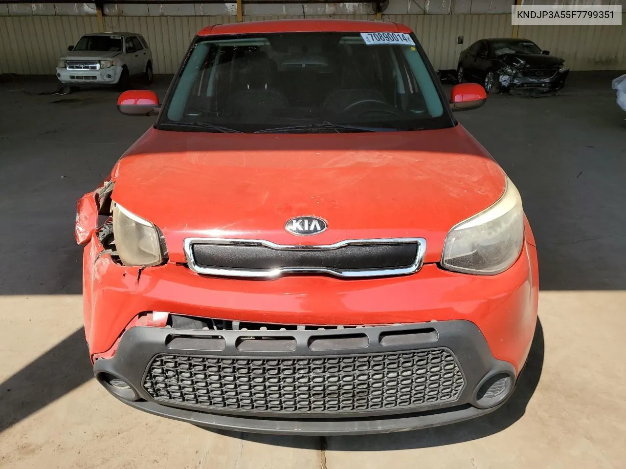 2015 Kia Soul + VIN: KNDJP3A55F7799351 Lot: 70890014