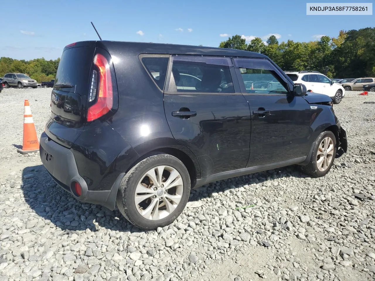 2015 Kia Soul + VIN: KNDJP3A58F7758261 Lot: 70929004