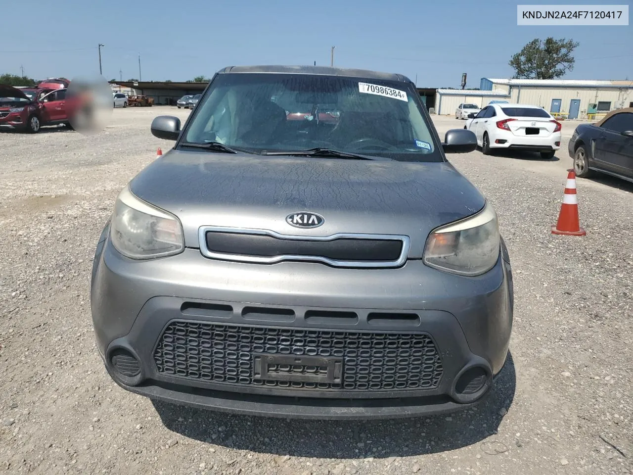 2015 Kia Soul VIN: KNDJN2A24F7120417 Lot: 70986384