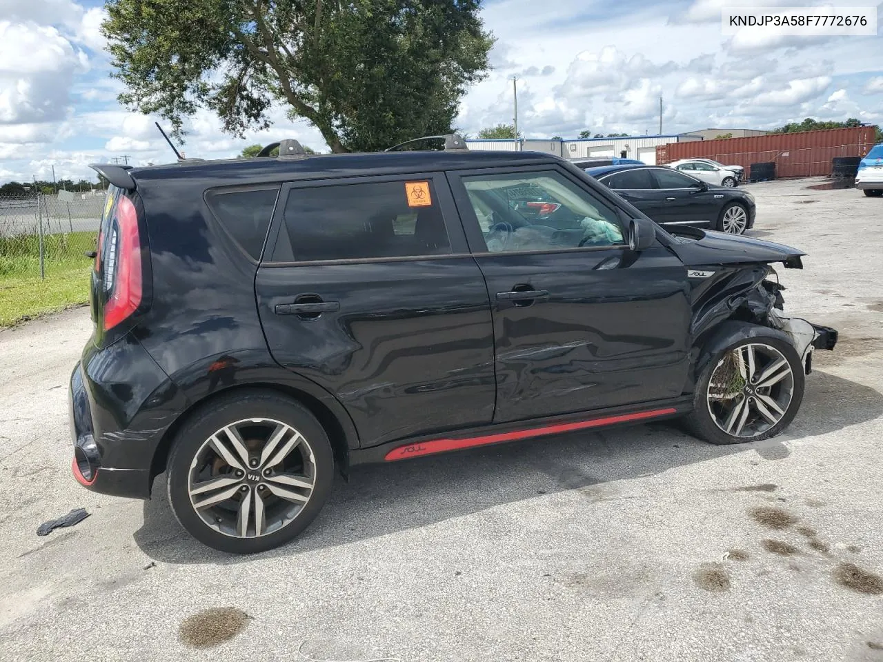 2015 Kia Soul + VIN: KNDJP3A58F7772676 Lot: 71060814