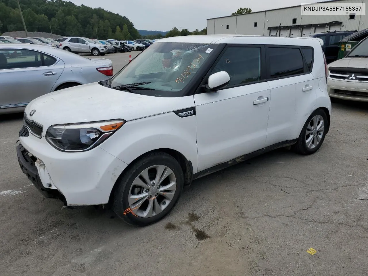 2015 Kia Soul + VIN: KNDJP3A58F7155357 Lot: 71087234